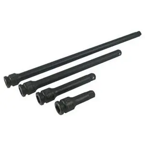 212 MAIN 4-Piece 1/2 Inch Ball Retainer Impact Extension Set (Sunex Tools 2500), Four Pieces