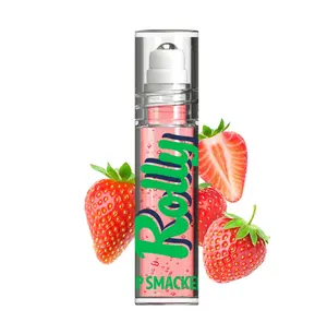 Lip Smacker Rolly Lip Gloss, Classic Roller-Ball Design for a Cooling Sensation, Hydrating & Moisturizing Shine - Strawberry