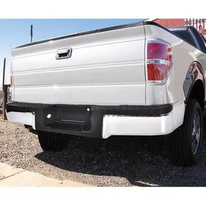 Fit For 2009-2014 Ford F150 Truck Chrome Complete Rear Steel Bumper Assembly