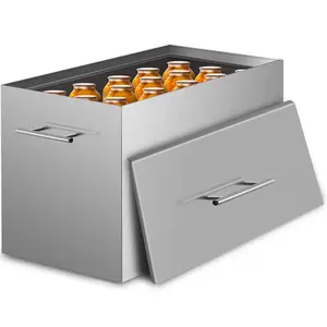 VEVOR Water Bath Canner,  , 15 Quart Stove Top Canner Pot, Boiling Water Canners with 2 Canning Racks, 304 Food Grade Stainless Steel Large Stock Pot, Flat Bottom Brushed Canner, Holds 15 Quart Jars