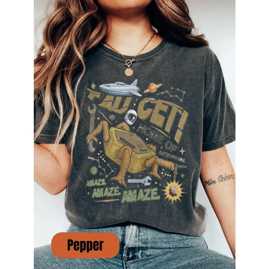Comfort Colors Project Hail Mary Rocky, Retro Bookish T-Shirt, Andy Weir Fan , Booklist Lover