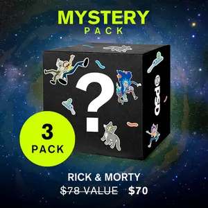 PSD Mens Rick & Morty Mystery Boxer Brief 3-Pack Bundle - Standard Length 7 Inch Inseam, Soft, Stretchy, and Breathable Poly Blend Fabric Menswear Printed Boxer Briefs