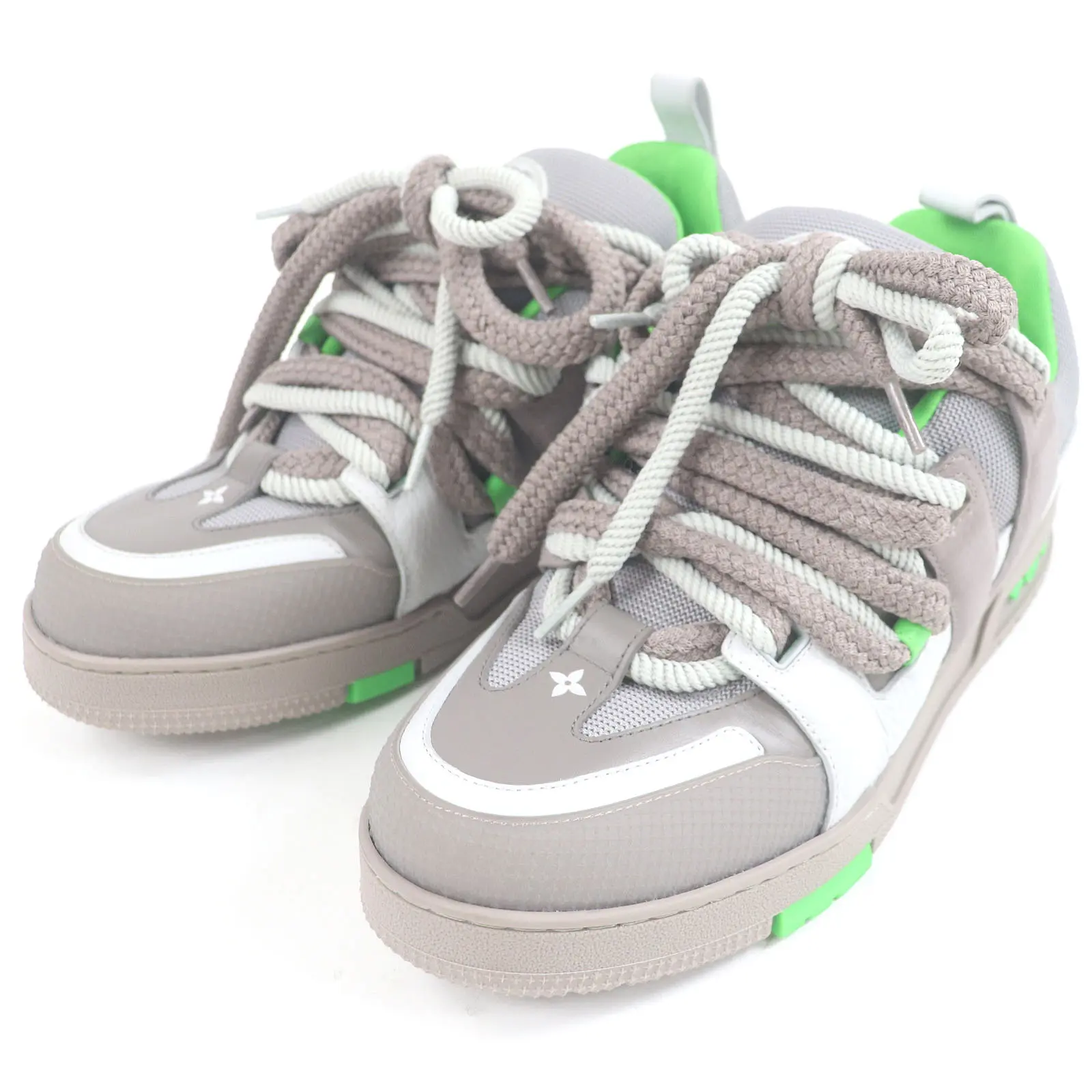 Pre-owned Louis Vuitton Others Small Leather Goods LV Skate Line Leather Sneakers