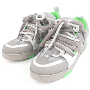 Pre-owned Louis Vuitton Others Small Leather Goods LV Skate Line Leather Sneakers