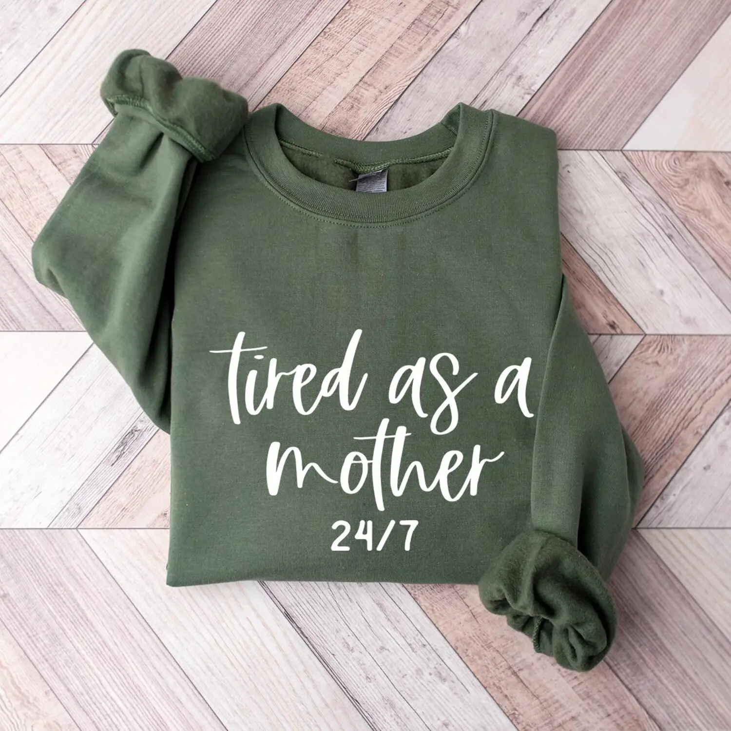 Tired as a Mother Shirt, Funny Mommy Gift, Exhausted Mama Clothing, Motherhood Fatigue Apparel, Mom Life Hoodie, Mothers Day Sweatshirt 7I
