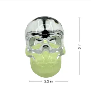 Glow-in-the-Dark Skull with Real Black Scorpion – Unique Resin Art, Entomology Collectible & Home Decor Ornament, Halloween Gift Spooky Sculpture, Scorpio Unique Gift