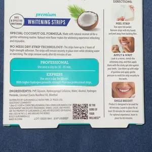 Product Review of GuruNanda Whitening Strips, 7-day treatment (7 Packets - 2 Strips per pack) - Non-Slip, Dry Strip Technology from B**😽