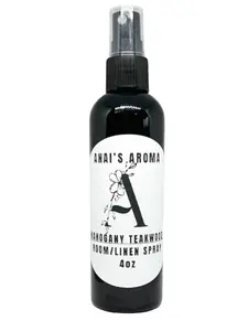 ANAI'S AROMA 4oz Mahogany Teakwood Highly Scented Room/Linen Spray