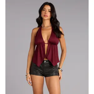 All Night Spark Rhinestone Crop Top