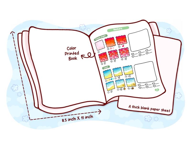 How To Color Cute Stuff: Easy Step-by-Step Coloring Guide for Adults and Teens Featuring Cute Patterns to Create, Practice, Bold and Easy Relax Paperback