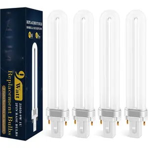 9W Bulbs 21050 Replacement Compatible with DynaTrap Models DT3009, DT3019 and DT3039, U Shape Replacement Bulbs Light (4 Pack)