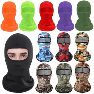 Outdoor Sports Ice Silk Hood Summer Sunscreen Chieftain Camouflage Single Hole Mask Riding Tactical Motorcycle Hood