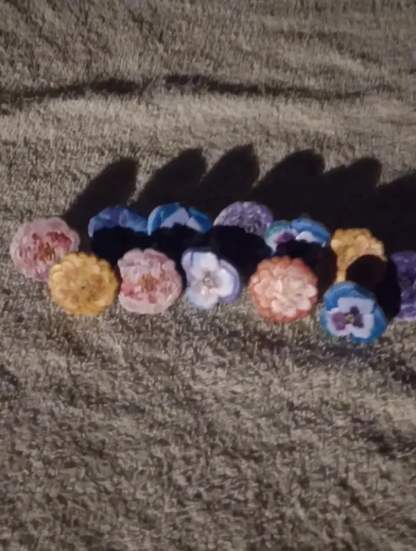 Plastic Flower Rings Plastic Flower Rings