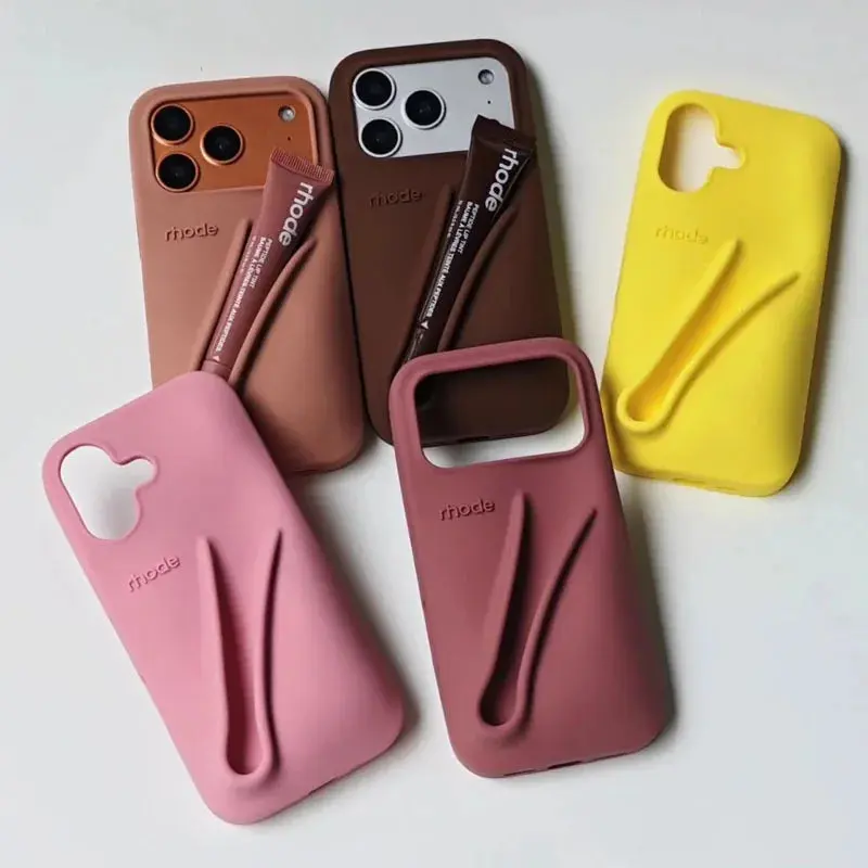 Rhode Silicone Mobile Phone Case - Shock-Absorbent Protective Cover for Smartphones
