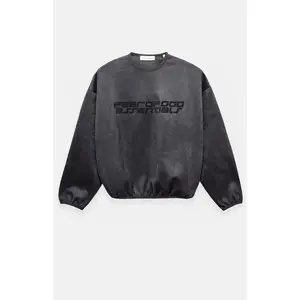 Fear of God ESSENTIALS Men's Iron Gray Crew Neck Sweatshirt