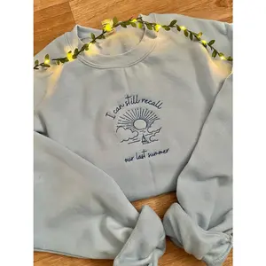 Our last summer embroidered sweatshirt, Mamma Mia inspired embroidered crewneck