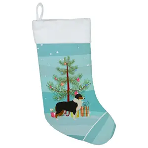 Carolines Treasures CK3516CS Australian Shepherd Christmas Tree Christmas Stocking
