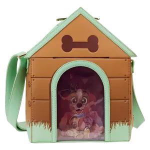 I Heart Disney Dogs Dog House Triple Lenticular Figural Crossbody Bags