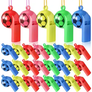 10/20count Soccer Party Gifts Whistles Noise Maker Toy Kids Sports Football Theme Birthday Party Favors Pinata Goodie Bag Filler
