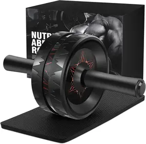 AB Roller Wheel - Ab Roller for  Workout and Core Strength , Portable Ab Wheel Roller Exercise for Men Women Fitness Lover, No Noise Ab Wheels with Thick  Pad for Home Gym &Travel