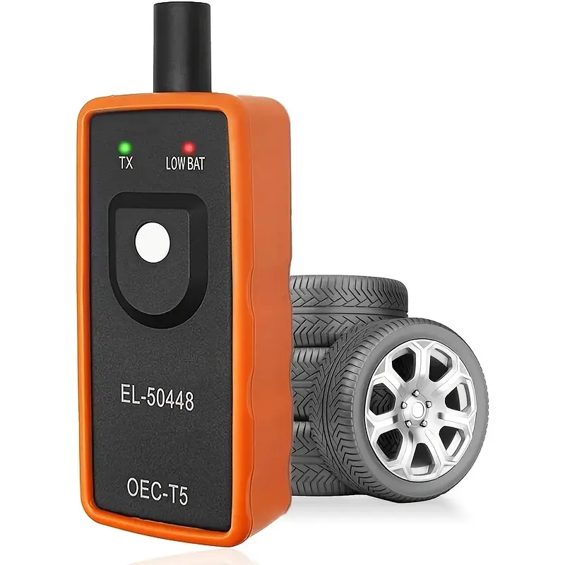 TPMS Relearn Tool, Relearn Tool for Auto Tire Pressure Monitor System Sensor Activation TPMS Reset Tool OEC-T5 for Buick/Chevy/Cadillac Series Vehicles, Battery Not Included
