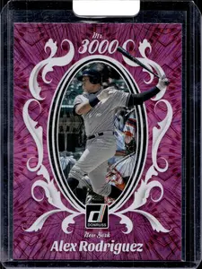 2023 Donruss - Mr. 3000 Pink Fireworks #M3K-4 Alex Rodriguez