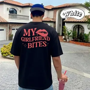 My Girlfriend Bites T-Shirt, Funny Relationship Shirt, Quirky Couple Gift, Humor Love Tee, Funny My Girlfriend Bites Shirt