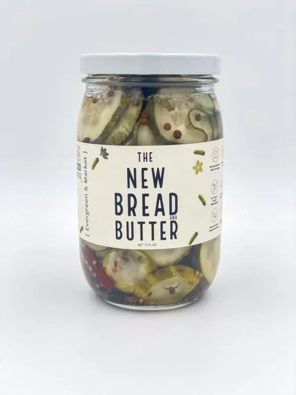 Bread and Butter Pickles with Unique Flavor