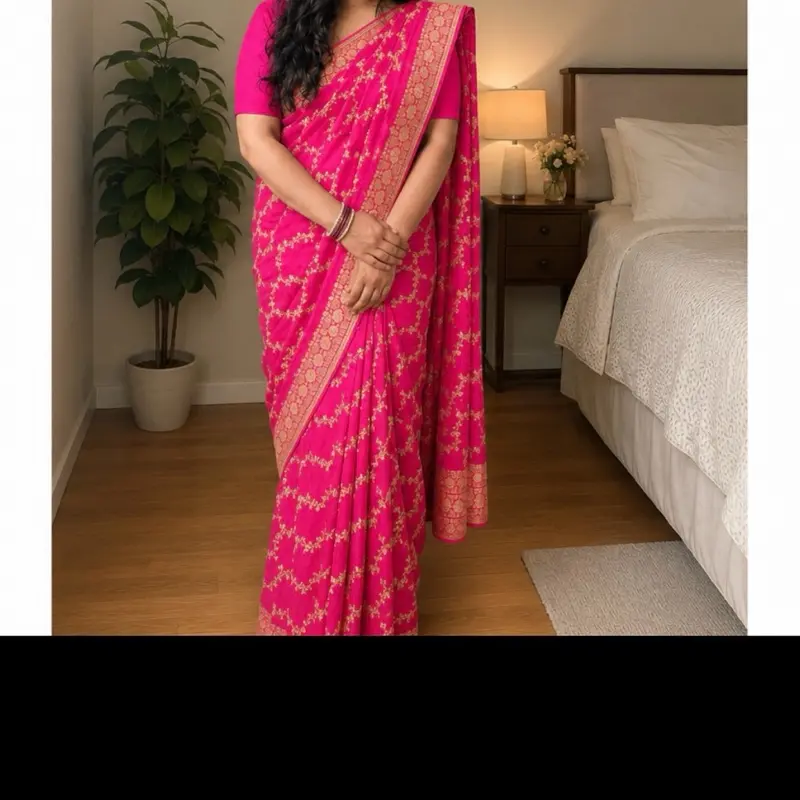 Ready to wear Saree ONLY. Pleats, Falls, pico DONE. Colors and patterns available.