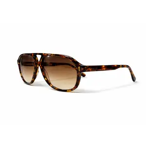 Gallery–Tortoise Statement Frame with Tortoiseshell Acetate Finish & UV400 Lenses 100% UVA/UVB Protection Lightweight Durable Construction
