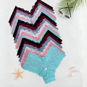 AAA 18-Pack Women's Lace Panties-Trendy Soft Stretchy,Nylon Floral Jacquard & Bow Detail | Breathable Translucent Comfort | Everyday  Essentials,Perfect for Daily Use | Christmas Stocking Stuffer & New Year Gift,Thoughtful Present for Her,Multiple Colors