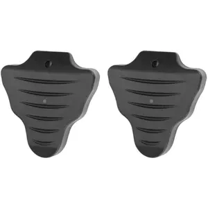 Cleat Cover, Black Rubber Pedal Cleat Protective Cover Set Road Riding Shoes Part 1 Pair (H-)