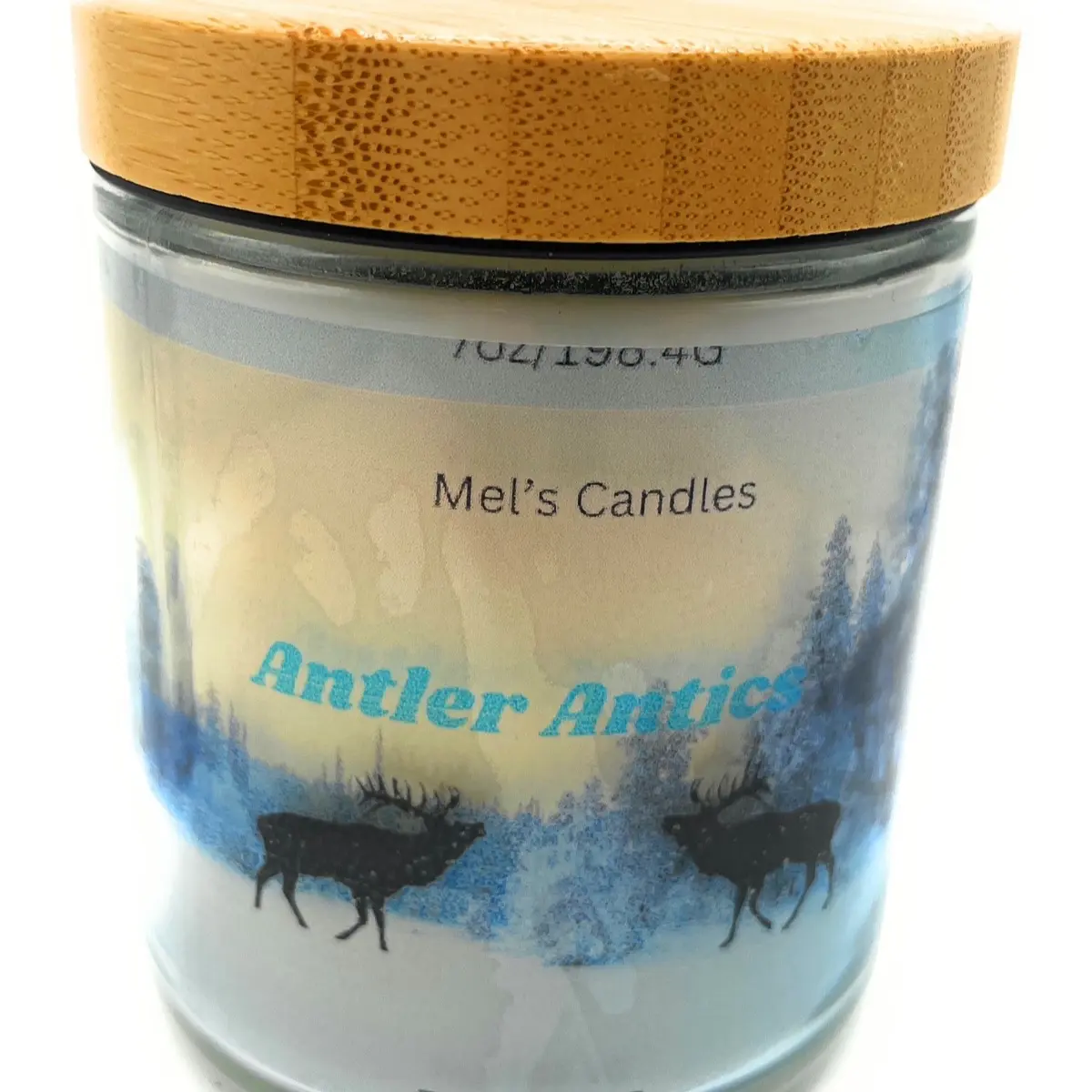 Antler Antics 7oz Candle - Cedarwood, Clove, and Lime Fragrance