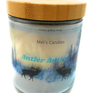 Antler Antics 7oz Candle - Cedarwood, Clove, and Lime Fragrance