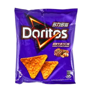Doritos Taiwan Garlic Beef Flavored Corn Chips 1.41oz - Crunchy Snack for Parties and Gatherings