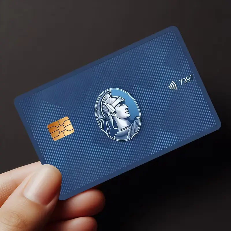 Blue Centurion Credit Card Skin, Luxury Platinum Card Sticker