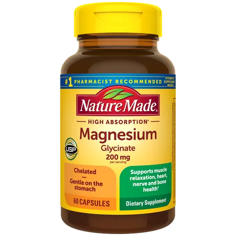High Absorption Magnesium Glycinate Capsules 200 mg