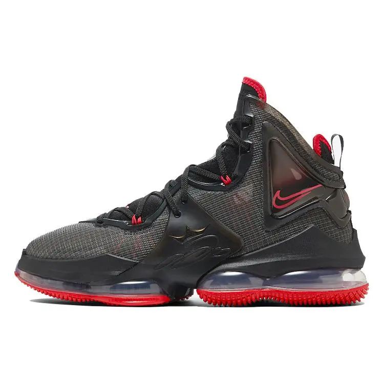 Nike LeBron 19 Ep Bred' Cushioned Durable High Top Basketball Shoes Unisex DC9340-001