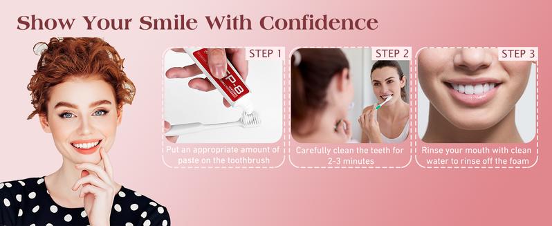 AstraGlow SP-8 Toothpaste - Targeting Stains, Whitening, Battling Tooth Decay & Fresh Breath - Official Authentic Product for Oral Use Daily Gentle AstraGlow SP-8 Toothpaste - Targeting Stains, Whitening, Battling Tooth Decay & Fresh Breath - Official Authentic Product for Oral Use Daily Gentle