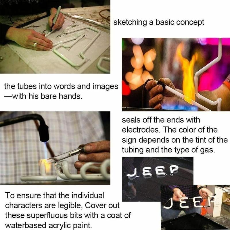 Custom 20"x20" Busch Light Sign Flickering Scanning Style Neon Sign Real Glass Neon Sign Shipping from USA