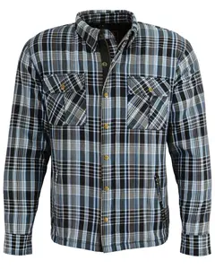 Milwaukee Leather Men's Performance Aramid Flannel Biker Jacket 3X - 3Xl