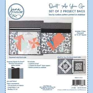 Quilt As You Go Zippity-Do-Done Project Bag Kit