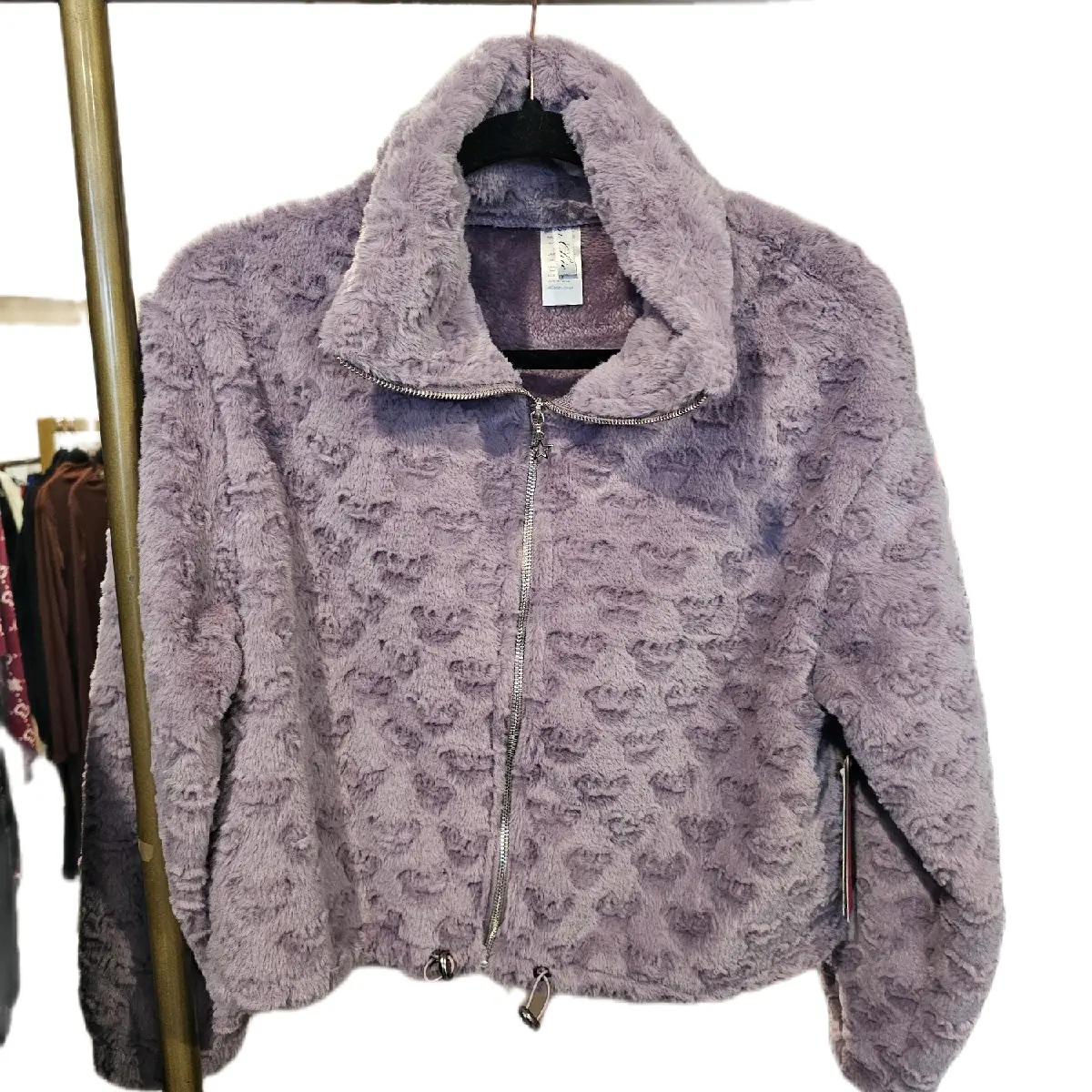 purple jacket
