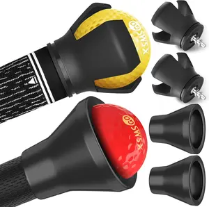 4 count Golf Ball Retriever,Quick-Install Golf Ball Picker Upper Tool,Durable Golf Ball Grabber for Putter and Swing Handle Golf Accessories (Picker Upper)