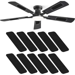 10 Pack Ceiling Fan Filters, Barnacle Activated Carbon Fan Filters Fits All Ceiling Fans for Home, Ceiling Fan Air Purifier Pads for Dust, Dander & Odors- Improves Indoor Air Quality