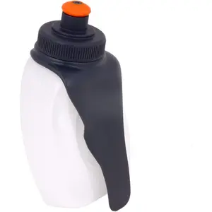 Running Water Bottle, H2O Hydration Companion, 8oz BPA-Free Sports Water Bottle – No Bounce, Leak-Proof Design, Clips to Running Belts or Shorts, Lightweight Fitness Water Bottle