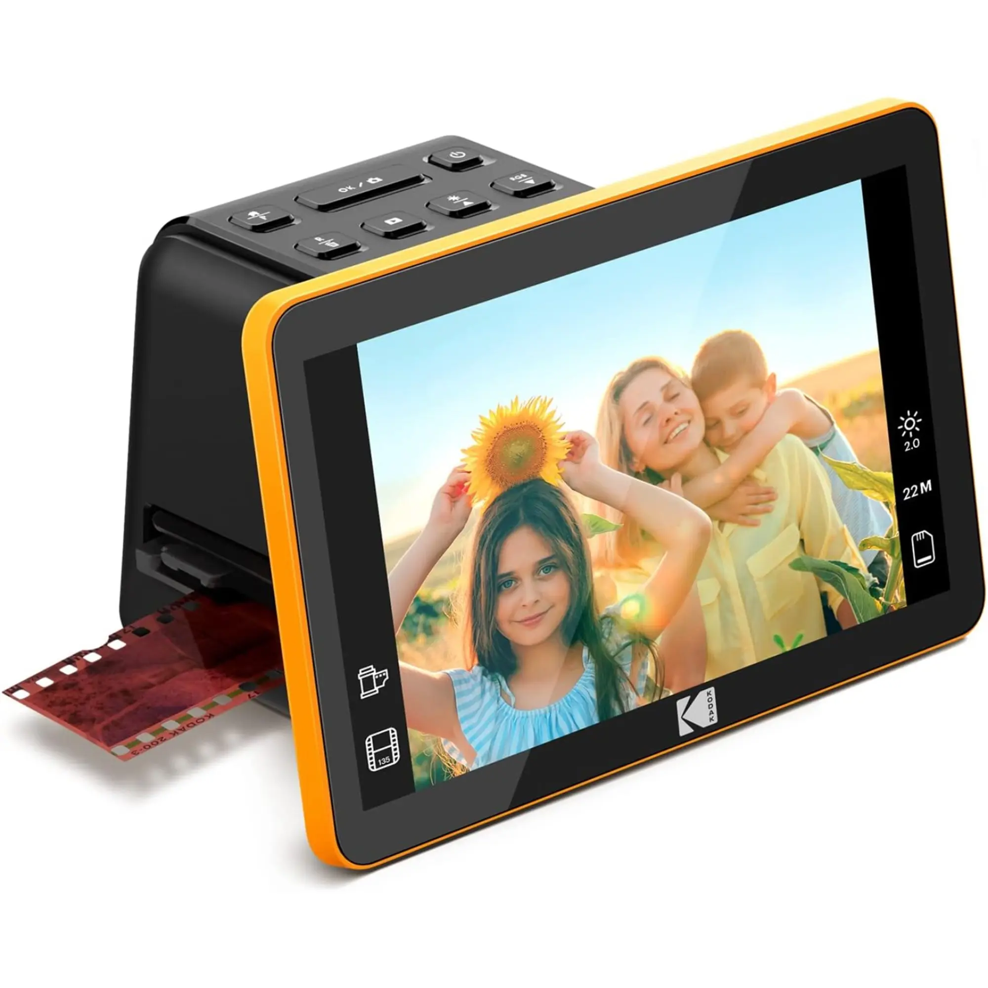 Kodak Slide N SCAN Film and Slide Scanner with 7" LCD Screen, Converts Negatives & Slides to JPEG Kodak Slide N SCAN Film and Slide Scanner with 7" LCD Screen, Converts Negatives & Slides to JPEG