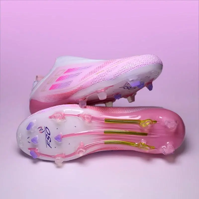 X-F50 Without Lace Men’s Soccer Shoes Pink Yamal Turf Soccer Cleats TF/FG Trainers Football Boots Chuteira Campo 35–46 X-F50 Without Lace Men’s Soccer Shoes Pink Yamal Turf Soccer Cleats TF/FG Trainers Football Boots Chuteira Campo 35–46