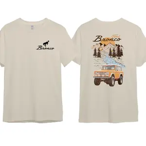 Ford Bronco T-Shirt The Vintage Car National Park Style Streetwear