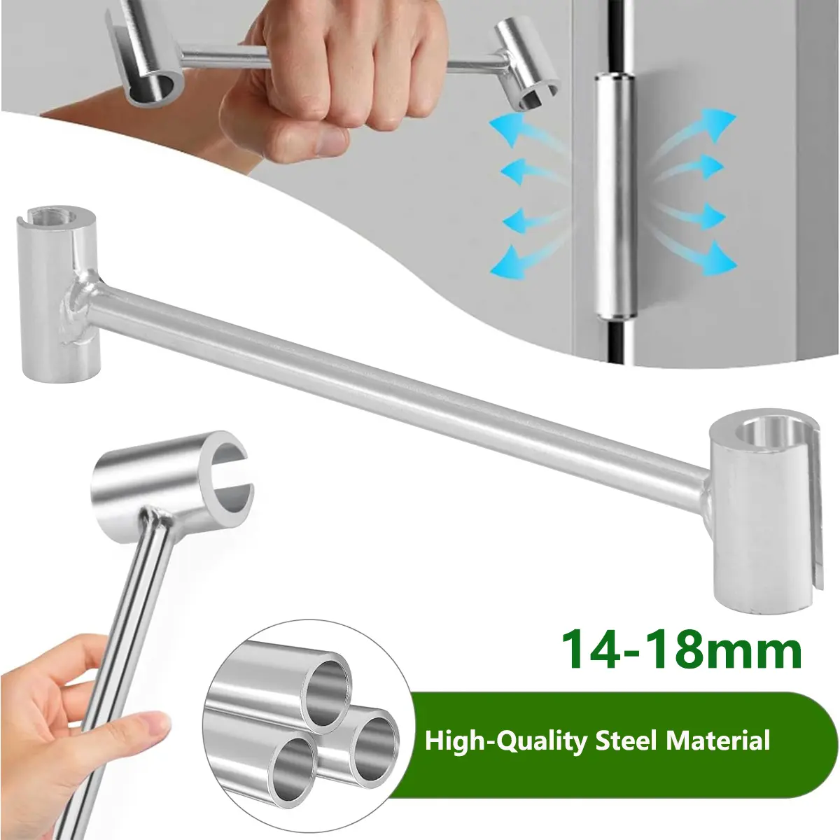 Dazone 14-18mm Hinges Gap Adjusting Wrench Door Hinge Repair Spanner For 14-18mm Flag Hingles Dazone 14-18mm Hinges Gap Adjusting Wrench Door Hinge Repair Spanner For 14-18mm Flag Hingles